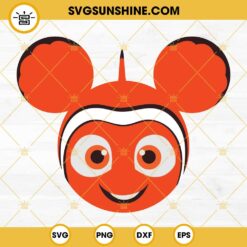 Nemo Mouse Ears SVG PNG DXF EPS Cut Files