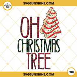 Oh Christmas Tree Cake PNG, Little Debbie Christmas Cakes PNG File Digital Download
