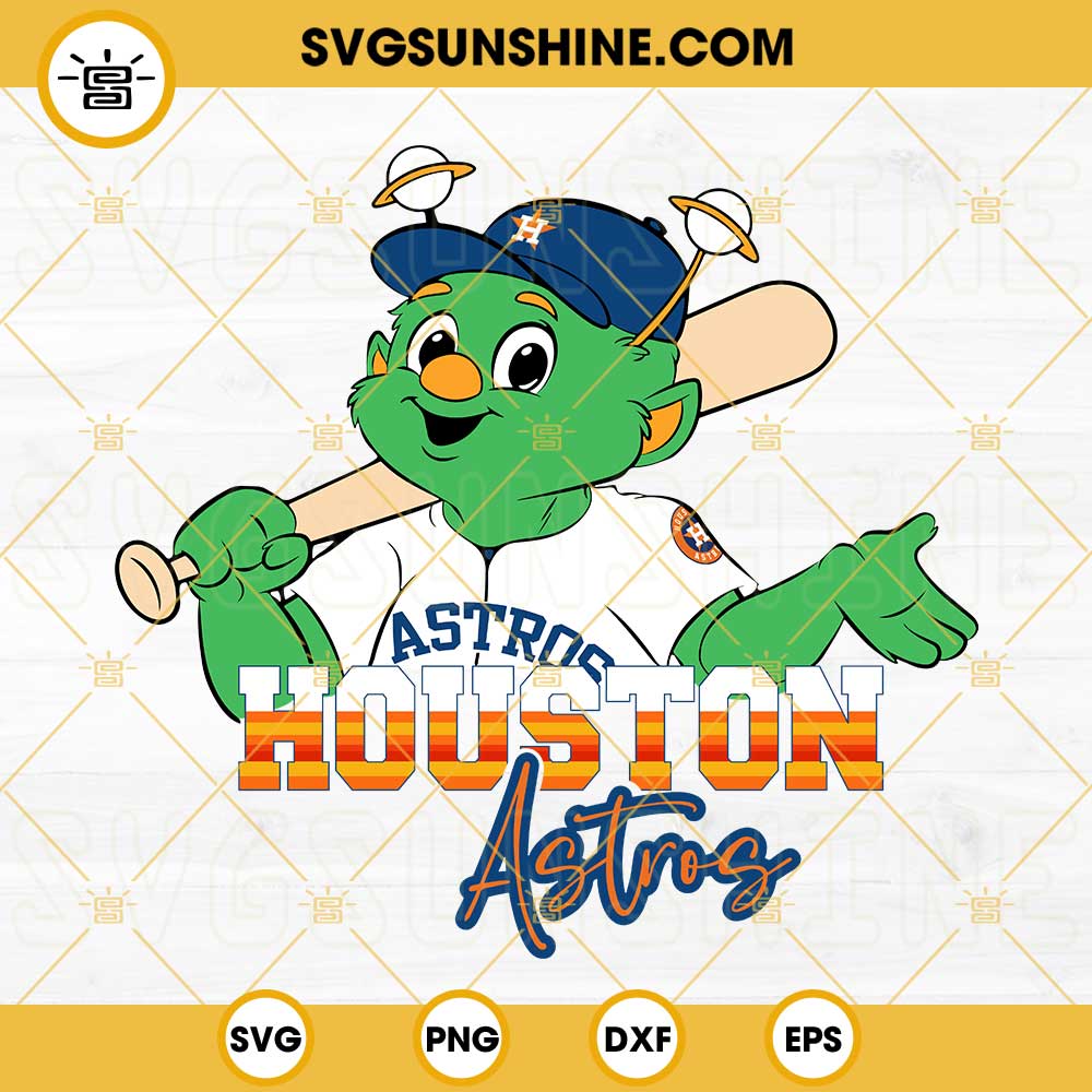 Orbit Houston Astros SVG, Orbit Mascot SVG, Houston Astros SVG PNG