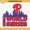 Phillies 2022 World Series SVG, Phillies P SVG, Philadelphia Phillies Baseball SVG