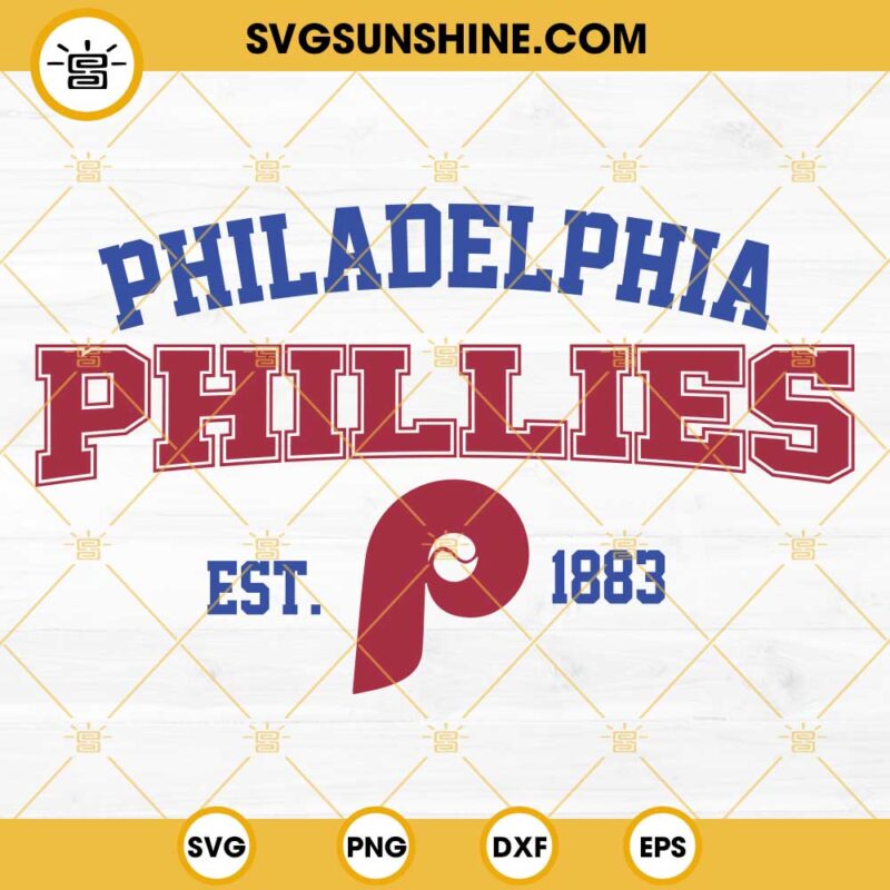 Philadelphia Phillies EST 1883 SVG, Phillies P SVG, Baseball SVG ...