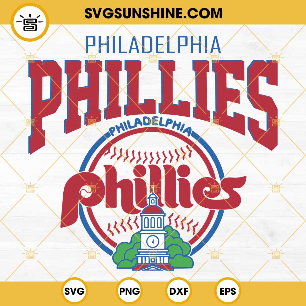 Philadelphia Phillies SVG • MLB Baseball Team T-shirt Design SVG