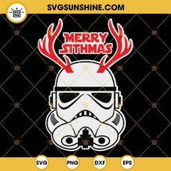 Stormtrooper Merry SithMas SVG, Star Wars Christmas SVG PNG DXF EPS Cut Files