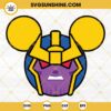 Thanos Mickey Mouse Ears SVG, Marvel Avengers Endgame SVG, Infinity Stones SVG
