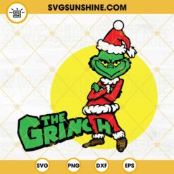 The Grinch Santa Claus SVG PNG DXF EPS Cricut Silhouette Vector Clipart