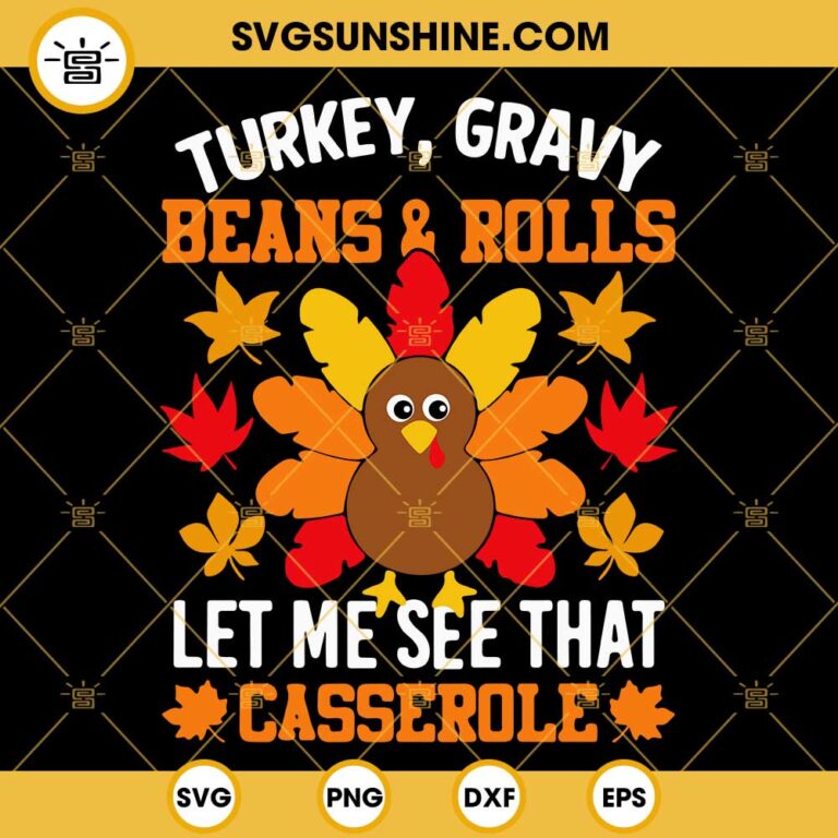 Thanksgiving Wooden Box Sign - "Turkey Gravy Beans And Rolls Let Me See That Casserole" Rustic Home Decor (5x5 Inches)