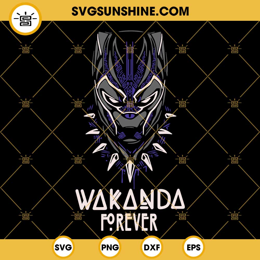 Wakanda Forever SVG, Black Panther Wakanda Forever 2022 SVG PNG DXF EPS