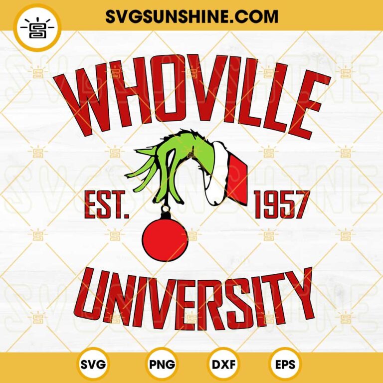 Whoville University Svg Png Dxf Eps Cricut Silhouette Vector Clipart