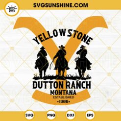 Yellowstone SVG, Cowboy SVG, Horse SVG, Dutton Ranch SVG, Y SVG, Yellowstone Dutton Ranch Montana SVG