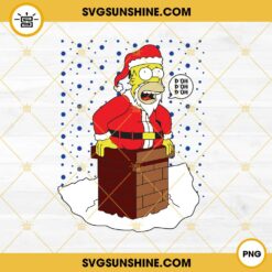 Homer Simpson Santa Claus PNG, The Simpsons Christmas PNG File