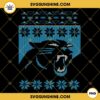 Carolina Panthers Ugly Christmas Design PNG, Panthers Christmas PNG
