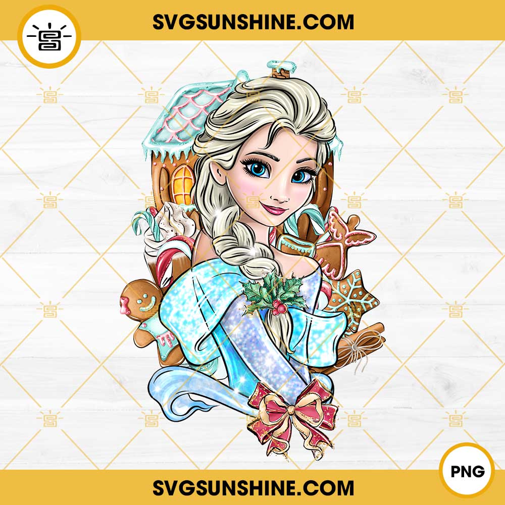 Princess Christmas SVG Frozen Elsa princess svg christmas 