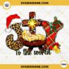 Joy To The World Christmas PNG, Joy Leopard Merry Christmas PNG