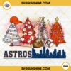 Christmas Astros Baseball PNG, Houston Astros Christmas Tree PNG File Digital Download