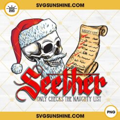Seether Santa Claus Skull PNG, Seether Band Merry Christmas PNG File Digital Download