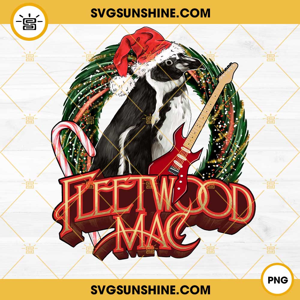 Fleetwood Mac Christmas PNG, Fleetwood Mac Rock Band Merry Christmas PNG