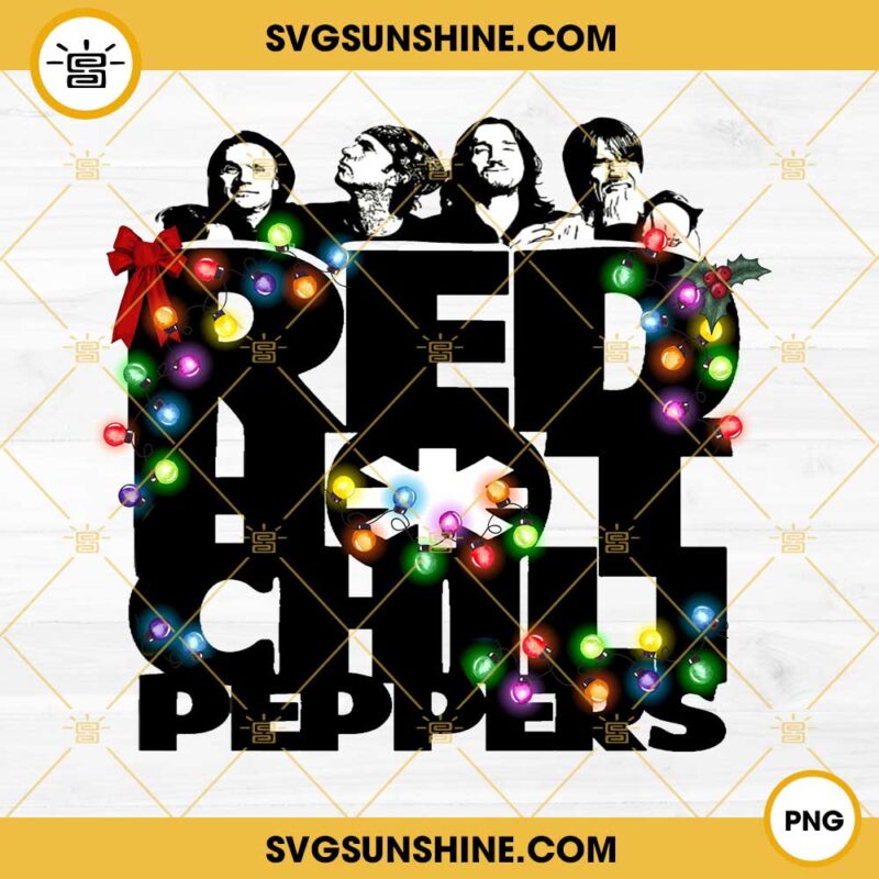 Red Hot Chili Peppers Christmas Png Red Hot Chili Peppers Rock Band