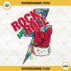 Santa Claus Rock And Roll Christmas PNG File Digital Download