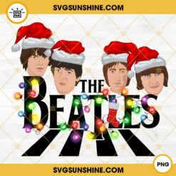 The Beatles Christmas PNG, The Beatles Rock Band Merry Christmas PNG