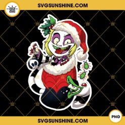 Pennywise Christmas Design PNG, Pennywise Chibi Merry Christmas PNG