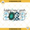 Happy New Year 2023 PNG, Retro New Years PNG, Holiday PNG Digital Download