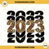 2023 Leopard PNG, 2023 Happy New Year PNG Sublimation