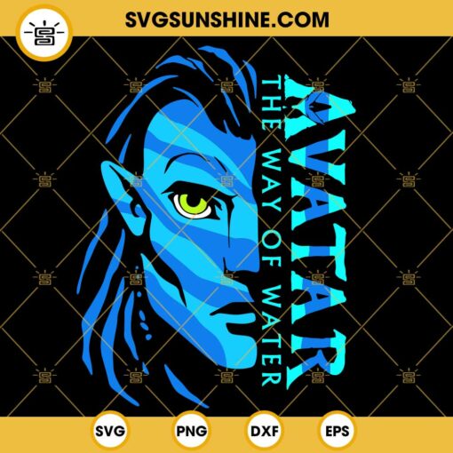 Jake Sully Avatar 2 SVG, Avatar The Way Of Water SVG, Avatar 2 SVG PNG DXF EPS Cricut Silhouette Vector Clipart