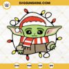 Baby Yoda Christmas Light SVG PNG DXF EPS Cricut Silhouette Vector Clipart