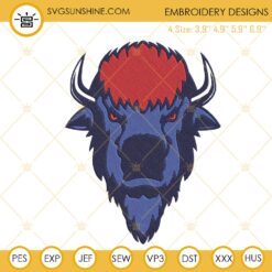 Buffalo Machine Embroidery Design Files Digital Download