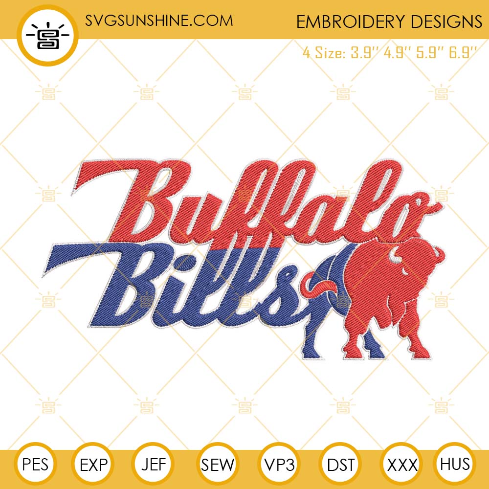 Buffalo Bills Embroidery Design File
