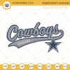 Dallas Cowboys Embroidery Designs