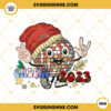 Retro Disco Ball Cheers 2023 PNG, New Years Disco Ball PNG, Happy New Year 2023 PNG Digital Download