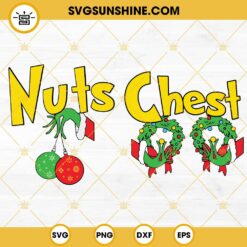 Chest Nuts SVG, Christmas Couple SVG, Funny Chritmas SVG, Chest SVG, Nuts SVG, Grinch Hands SVG