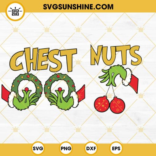 Chest Nuts SVG, Couple SVG, Christmas SVG, His and Her SVG, Couple Matching SVG, Chestnuts SVG