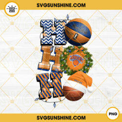 Christmas Ho Ho Ho Oklahoma City Thunder PNG, NBA Basketball Team Thunder Christmas Ornament PNG Designs