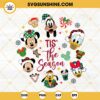 Christmas Tis The Season SVG, Family Vacation Christmas SVG, Magical Kingdom SVG, Christmas Friends SVG PNG DXF EPS