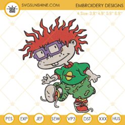 Chuckie Finster Rugrats Embroidery Design File