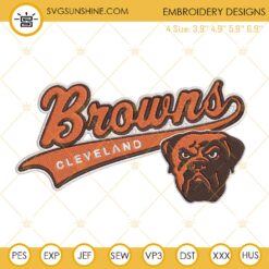 Cleveland Browns Embroidery Designs