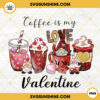 Coffee Is My Valentine PNG, Coffee Lover PNG, Cute Gnomes Valentine PNG, Valentines Coffee PNG Digital Download