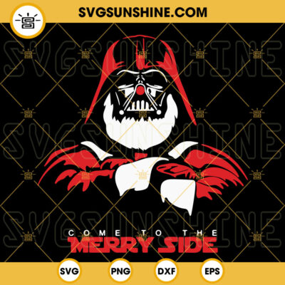 Darth Vader Santa Claus SVG, Darth Vader Star Wars Christmas SVG PNG ...