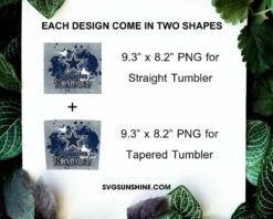 Cowboys Nation Tumbler Wrap PNG, Dallas Cowboys 20oz Skinny Tumbler PNG Sublimation File Digital Download