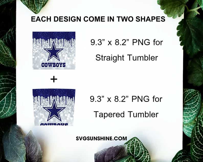 Dallas Cowboys 20oz Skinny Tumbler PNG Design, Cowboys Football Tumbler PNG