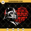 Darth Vader In Heart With Death Star SVG, Star Wars Valentine's Day SVG Cut Files