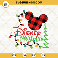 Disney Christmas SVG, Mickey Mouse Christmas SVG PNG DXF EPS
