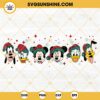 Disney Mickey And Friends Christmas SVG, Christmas Character SVG, Christmas Squad SVG, Christmas Friends SVG, Holiday Season SVG PNG DXF EPS