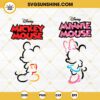 Disney Mickey Mouse Minnie Mouse SVG, Couples Valentines Day SVG PNG DXF EPS Files
