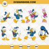 Donald Duck SVG Bundle, Donald SVG, Daisy SVG, Disney SVG PNG DXF EPS Digital Download