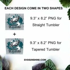 Eagles Nation Tumbler Wrap PNG, Philadelphia Eagles 20oz Skinny Tumbler PNG Sublimation File Digital Download