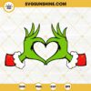 Grinch Heart Hands SVG, Grinch Dr Seuss Christmas SVG PNG DXF EPS