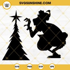 Grinch Stole Christmas Tree SVG, Grinch SVG Cricut Silhouette, Grinch SVG, Grinch Cut File, Grinch Christmas SVG